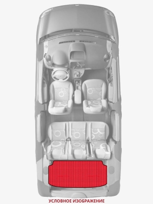 ЭВА коврики «Queen Lux» багажник для Mazda Revue